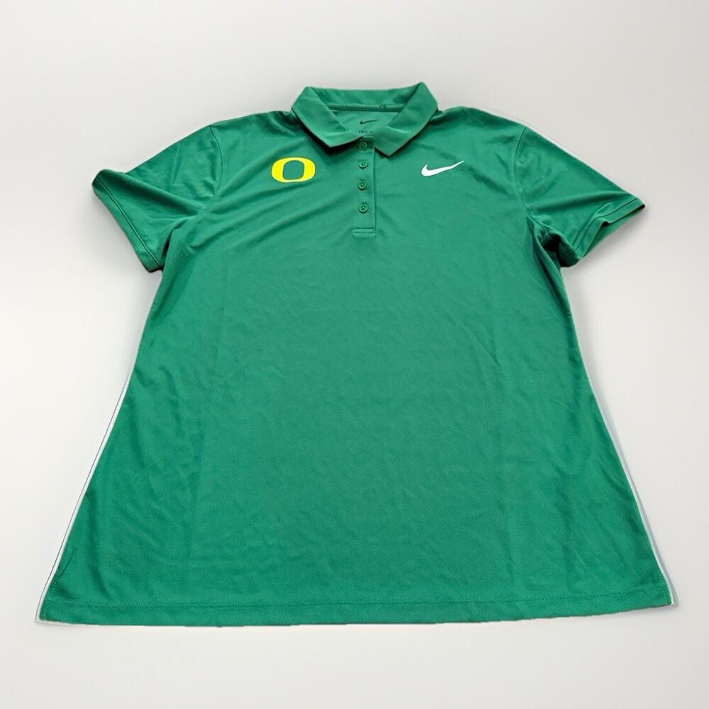 Nike Women’s Green Polo Shirt with University O Logo